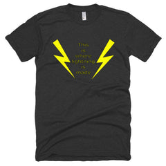 Where Lightning is Made soft t-shirt